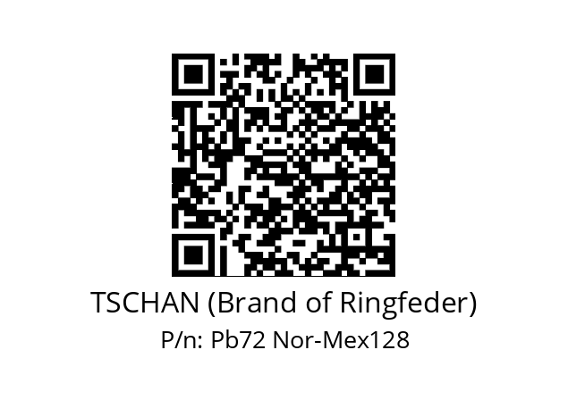   TSCHAN (Brand of Ringfeder) Pb72 Nor-Mex128