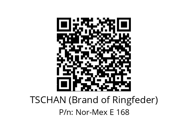   TSCHAN (Brand of Ringfeder) Nor-Mex E 168