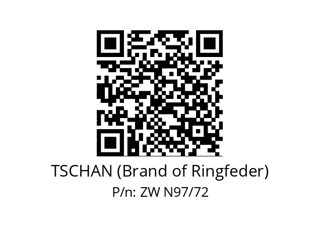   TSCHAN (Brand of Ringfeder) ZW N97/72