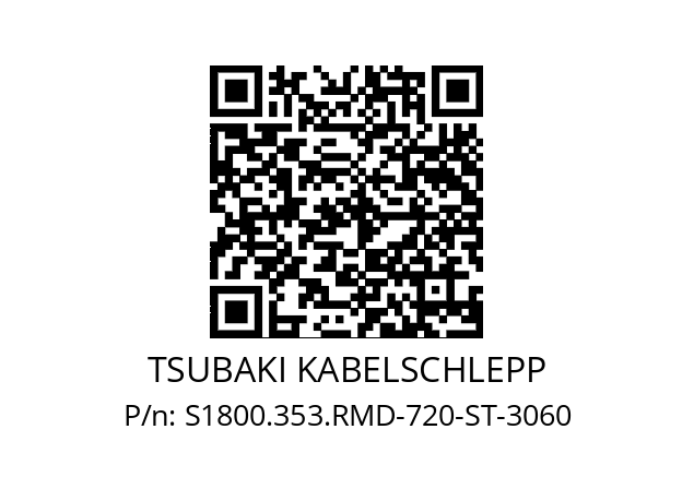   TSUBAKI KABELSCHLEPP S1800.353.RMD-720-ST-3060