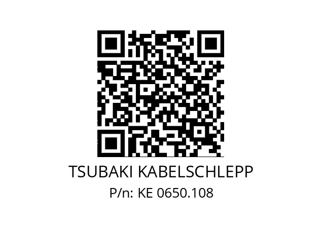   TSUBAKI KABELSCHLEPP KE 0650.108