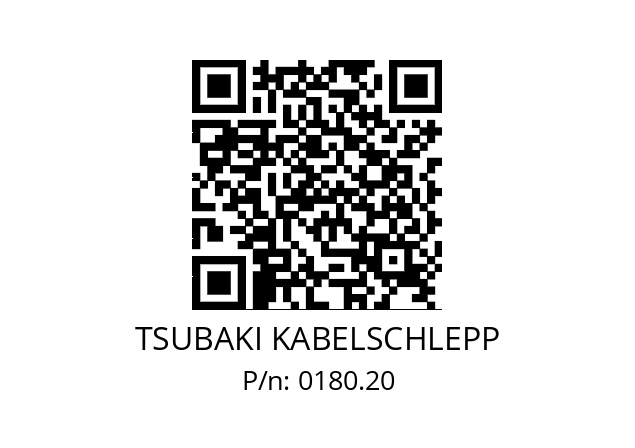   TSUBAKI KABELSCHLEPP 0180.20