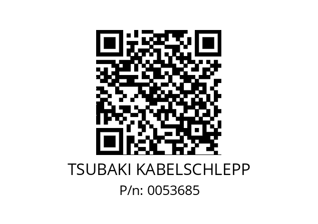   TSUBAKI KABELSCHLEPP 0053685