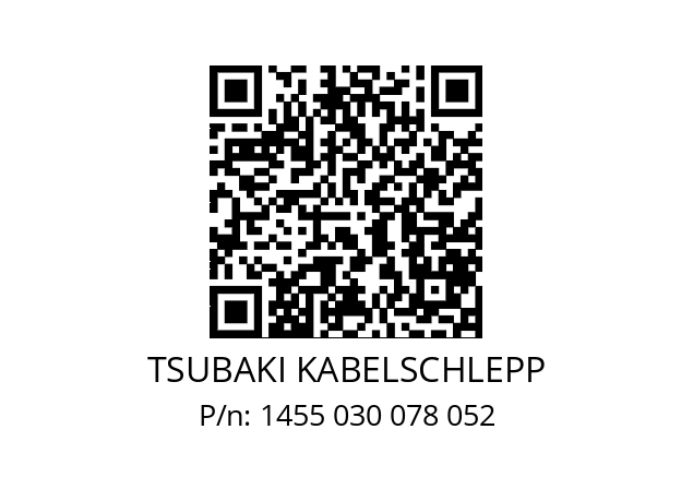   TSUBAKI KABELSCHLEPP 1455 030 078 052