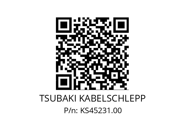   TSUBAKI KABELSCHLEPP KS45231.00