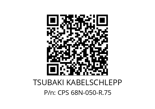   TSUBAKI KABELSCHLEPP CPS 68N-050-R.75