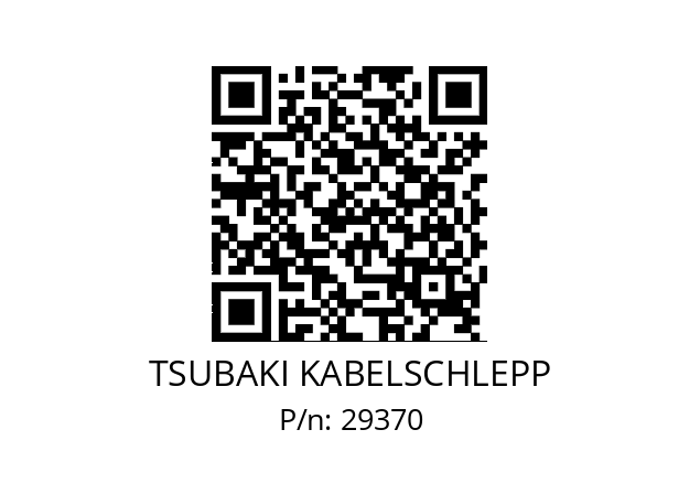   TSUBAKI KABELSCHLEPP 29370