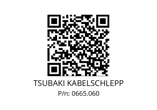   TSUBAKI KABELSCHLEPP 0665.060