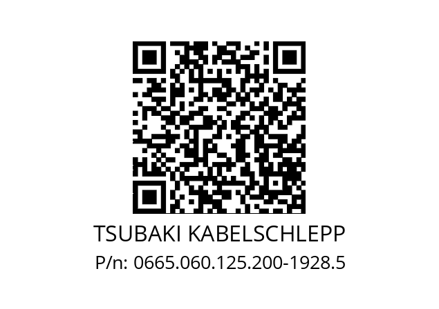   TSUBAKI KABELSCHLEPP 0665.060.125.200-1928.5