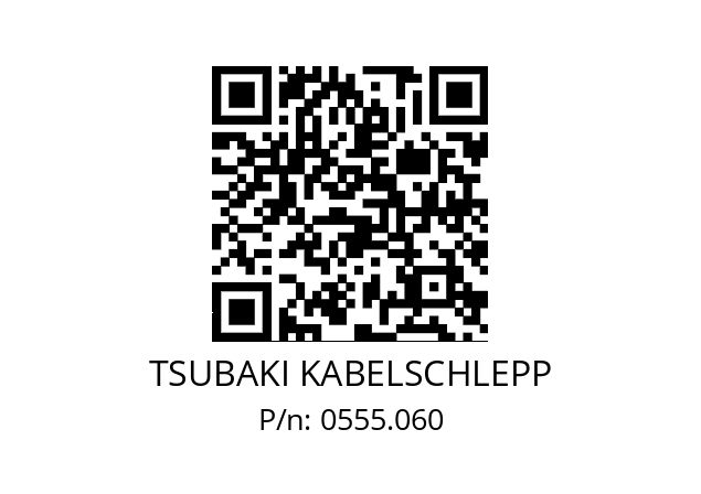   TSUBAKI KABELSCHLEPP 0555.060