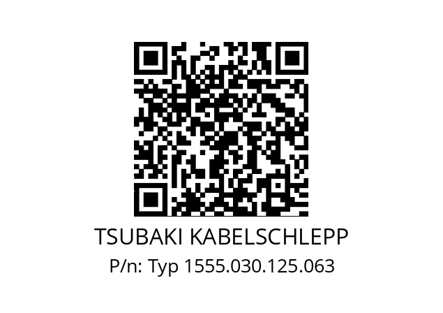   TSUBAKI KABELSCHLEPP Typ 1555.030.125.063