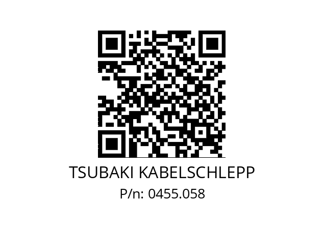   TSUBAKI KABELSCHLEPP 0455.058