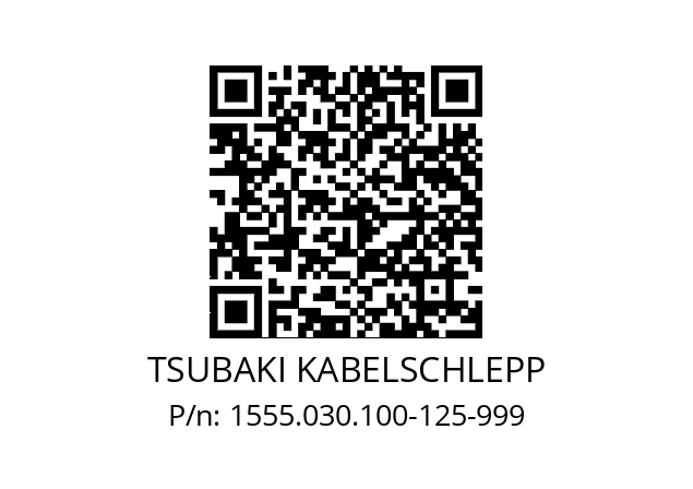   TSUBAKI KABELSCHLEPP 1555.030.100-125-999