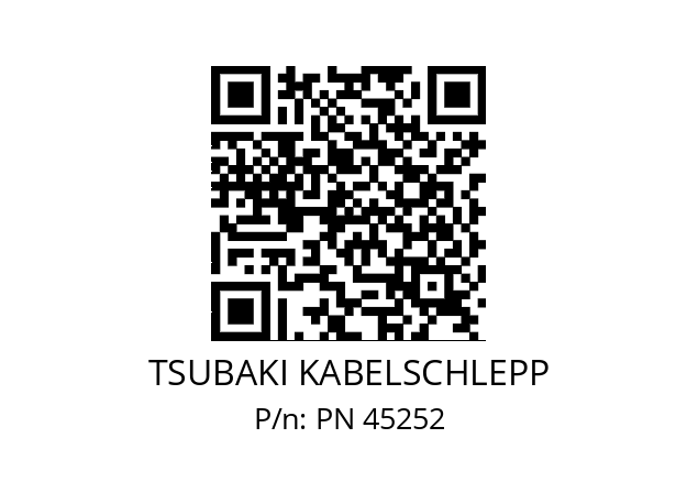   TSUBAKI KABELSCHLEPP PN 45252