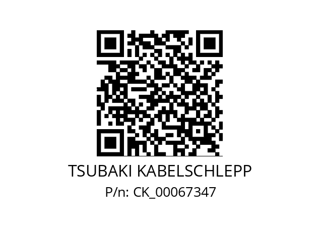   TSUBAKI KABELSCHLEPP CK_00067347