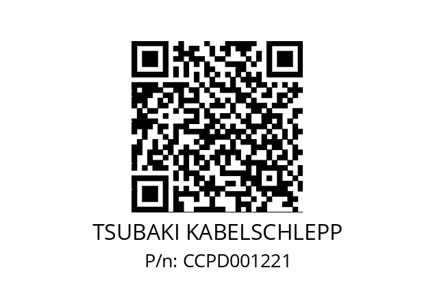   TSUBAKI KABELSCHLEPP CCPD001221