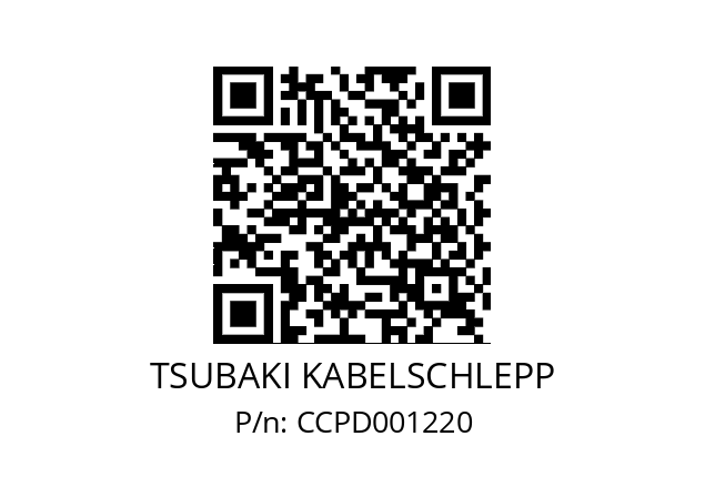   TSUBAKI KABELSCHLEPP CCPD001220