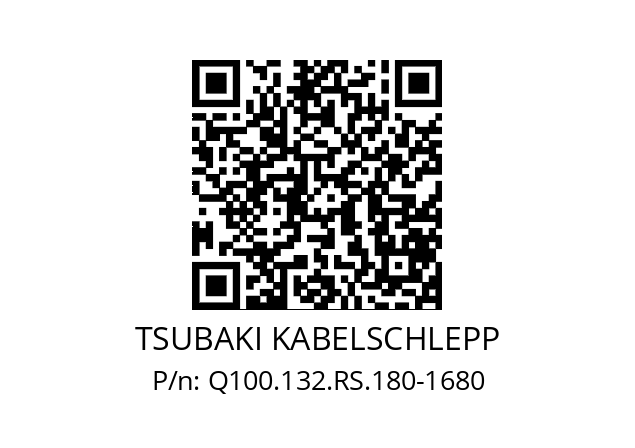   TSUBAKI KABELSCHLEPP Q100.132.RS.180-1680