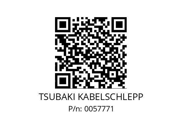   TSUBAKI KABELSCHLEPP 0057771