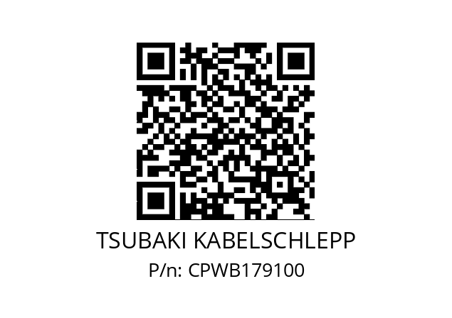   TSUBAKI KABELSCHLEPP CPWB179100