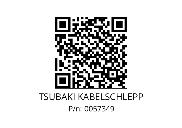   TSUBAKI KABELSCHLEPP 0057349