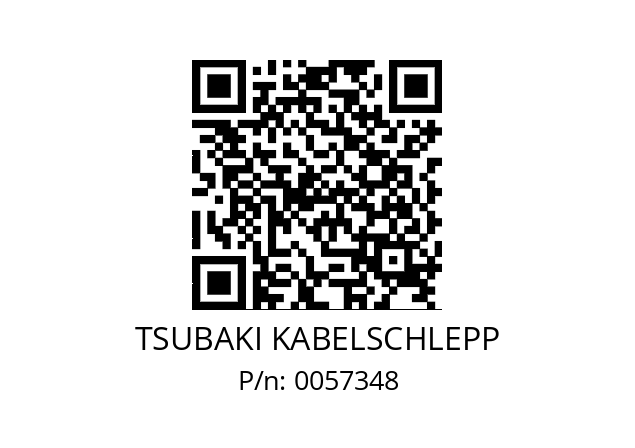   TSUBAKI KABELSCHLEPP 0057348