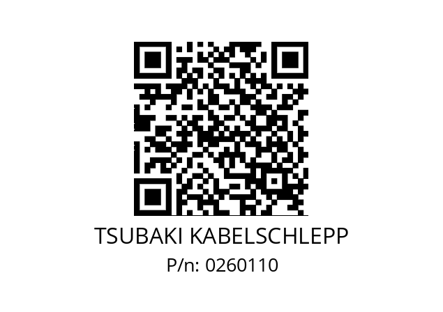   TSUBAKI KABELSCHLEPP 0260110