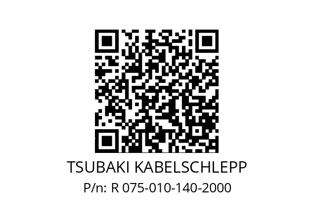   TSUBAKI KABELSCHLEPP R 075-010-140-2000