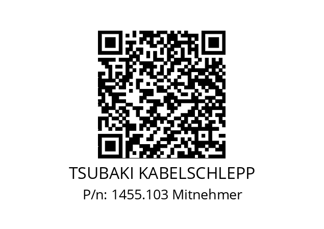   TSUBAKI KABELSCHLEPP 1455.103 Mitnehmer