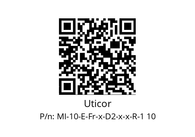   Uticor MI-10-E-Fr-x-D2-x-x-R-1 10