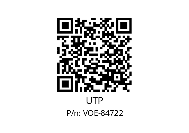   UTP VOE-84722