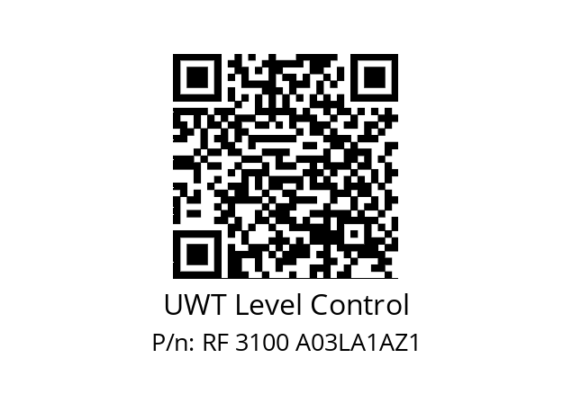   UWT Level Control RF 3100 A03LA1AZ1