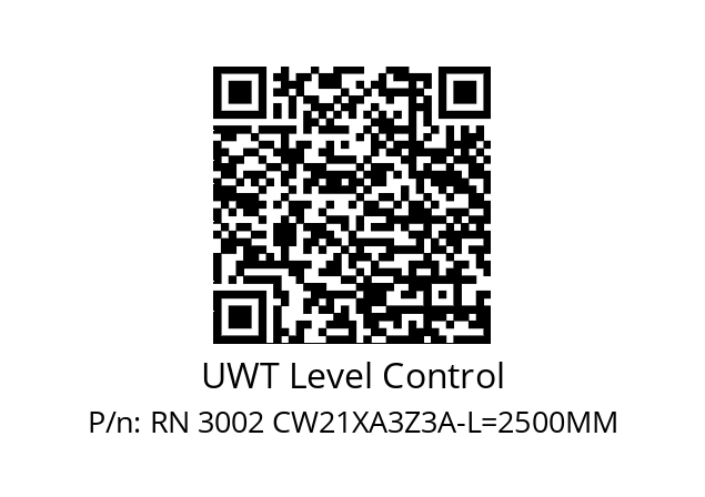   UWT Level Control RN 3002 CW21XA3Z3A-L=2500MM