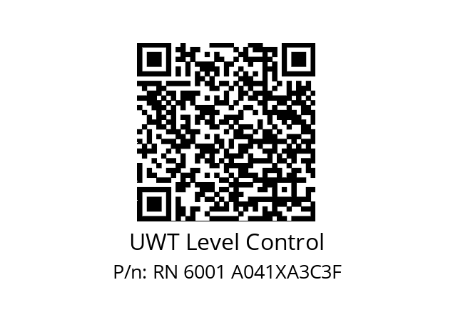   UWT Level Control RN 6001 A041XA3C3F