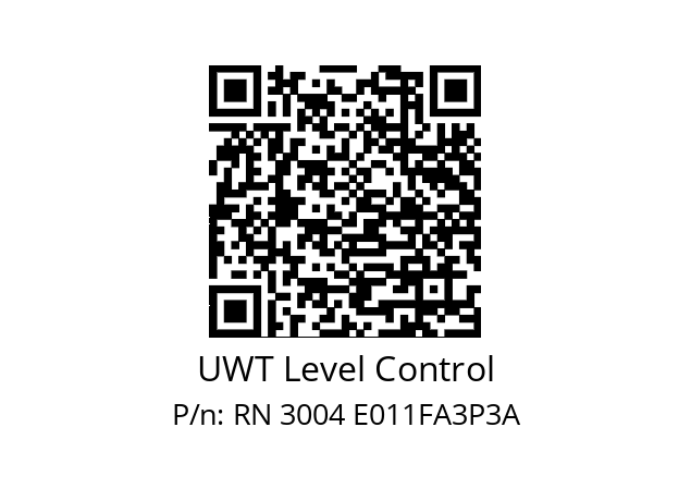   UWT Level Control RN 3004 E011FA3P3A