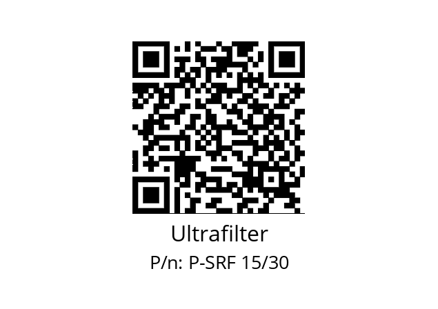   Ultrafilter P-SRF 15/30