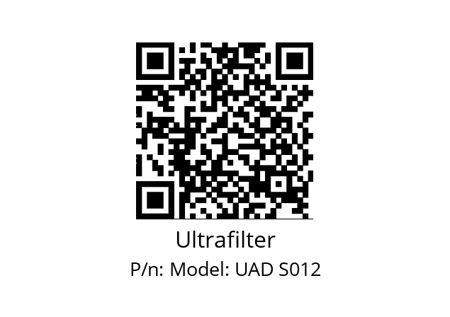   Ultrafilter Model: UAD S012