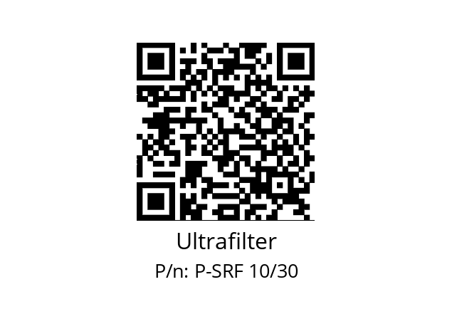   Ultrafilter P-SRF 10/30