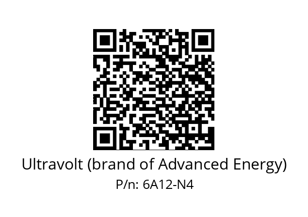   Ultravolt (brand of Advanced Energy) 6A12-N4