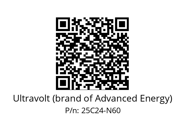   Ultravolt (brand of Advanced Energy) 25C24-N60