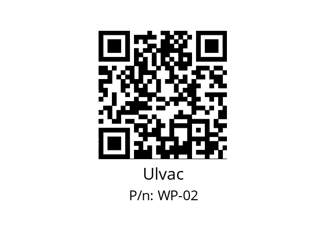   Ulvac WP­02