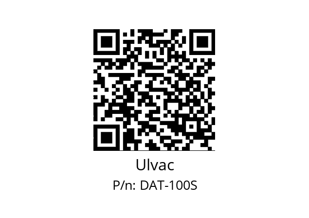   Ulvac DAT-100S