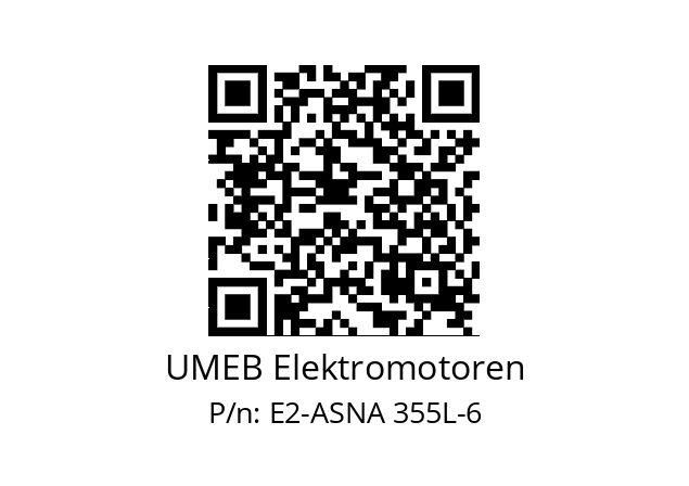   UMEB Elektromotoren E2-ASNA 355L-6