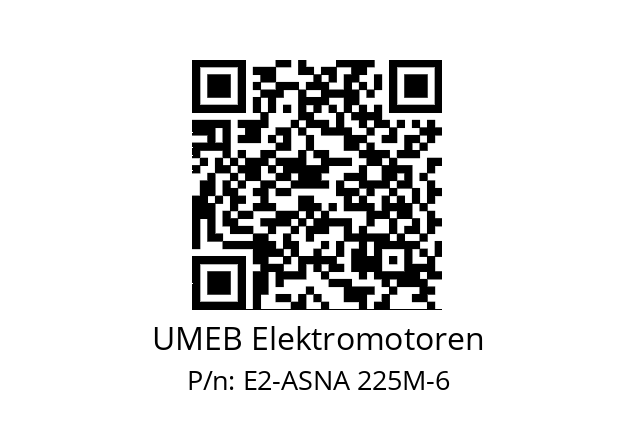   UMEB Elektromotoren E2-ASNA 225M-6