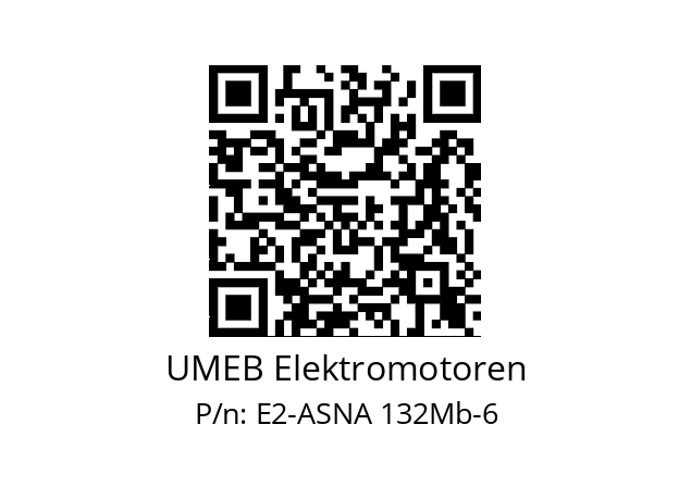   UMEB Elektromotoren E2-ASNA 132Mb-6