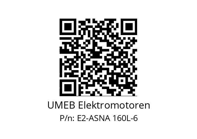   UMEB Elektromotoren E2-ASNA 160L-6