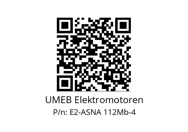   UMEB Elektromotoren E2-ASNA 112Mb-4