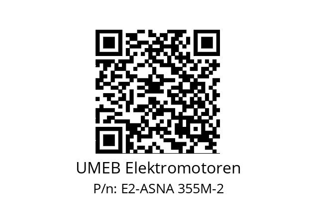   UMEB Elektromotoren E2-ASNA 355M-2