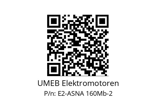   UMEB Elektromotoren E2-ASNA 160Mb-2