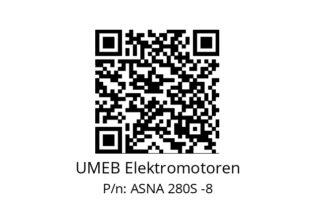   UMEB Elektromotoren ASNA 280S -8